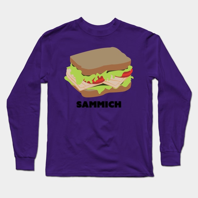 Sammich Long Sleeve T-Shirt by TommyArtDesign